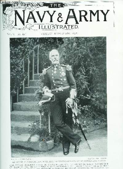 THE NAVY & ARMY ILLUSTRATED - friday march 18th 1898 /The royal Naval Hospital, Plymouth / The navy abs Astronomy / Notes 1 queries service afloat & ashore A sheet Anchor / Keeping the peace at Klondyke - The eastern soudan - The ist Battalion black....