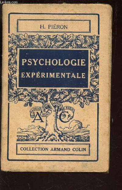PSYCHOLOGIE EXPERIMENTALE. N97 / 5e EDITION.