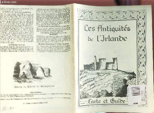 LES ANTIQUITES DE L'IRLANDE - CARTE ET GUIDE