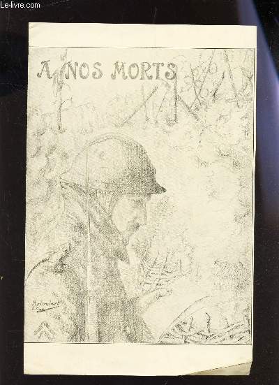 AUX MORTS DE SAINT-SAVIN : PLAQUETTE.
