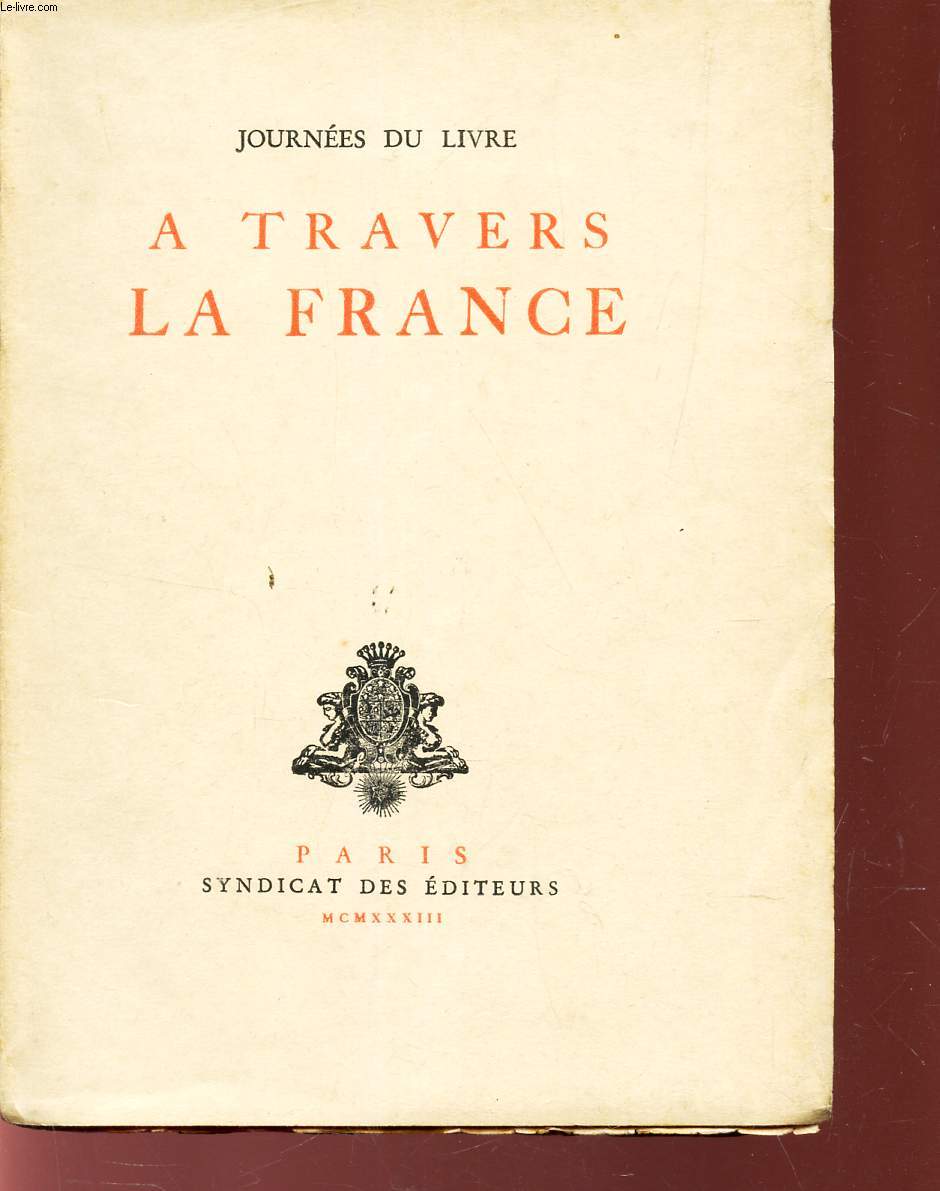 A TRAVERS LA FRANCE - JOURNEES DU LIVRE