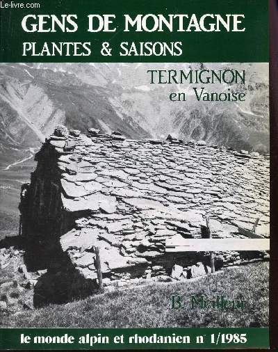TERMIGNON EN VANOISE / N1 DE AL COLLECTION 