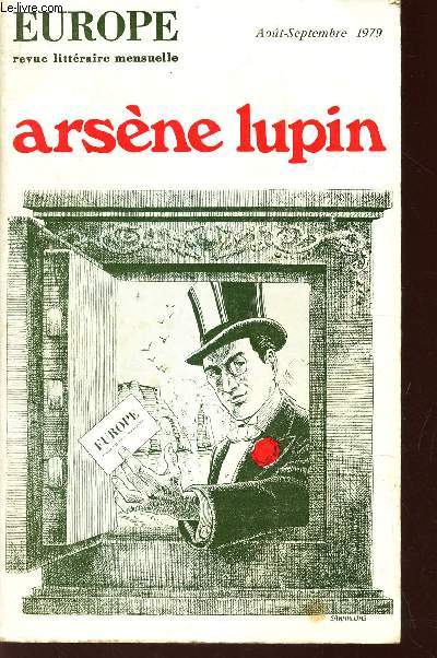 EUROPE - 57anne - N604-605 - aout-sept 1979 / ARSENE LUPIN