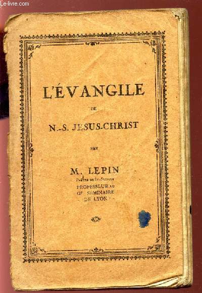 L'EVANGILE DE N.S. JESUS-CHRIST