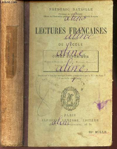 LECTURES FRANCAISES -