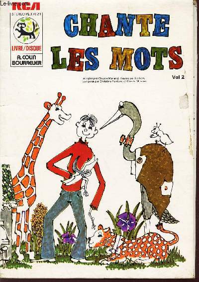 CHANTE LES MOTS - VOL 2 - LIVRE SANS DISQUE.