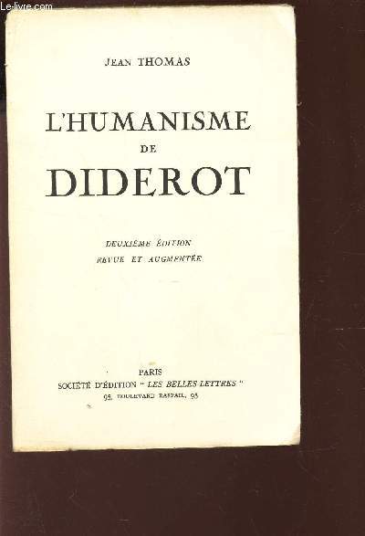 L'HUMANISME DE DIDEROT -