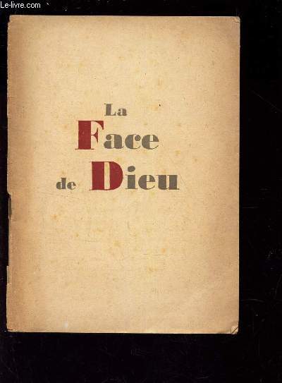 LA FACE DE DIEU -