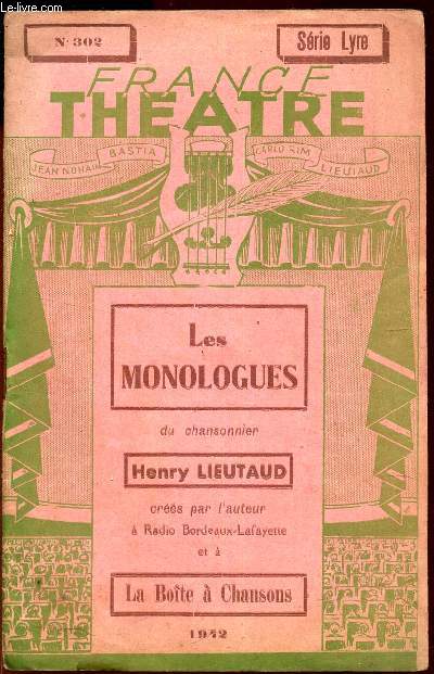 LES MONOLOGUES / N302 DE 