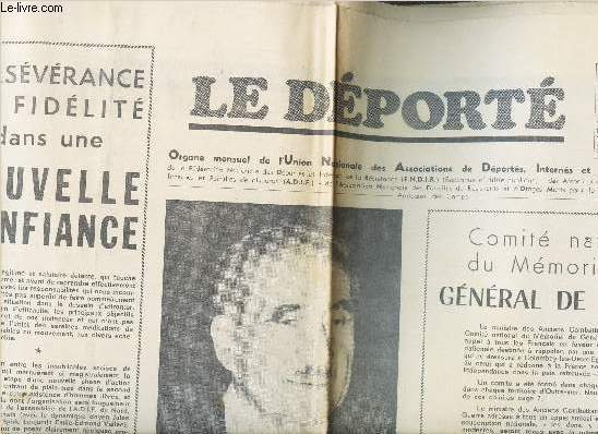 LE DEPORTE - N277 - SEPTEMBRE 1971 / Perseverance et fidelit dans la nouvelle confiance / Louis Armand et la resistance -fer / etc...
