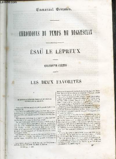 CHRONIQUES DU TEMPS DE DUGUESCLIN - ESAU LE LEPREU (4e PARTIE) - LES DEUX FAVORITES.