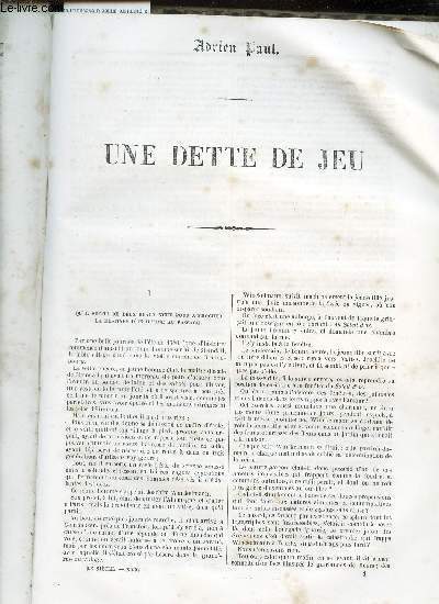 UNE DETTE DE JEU.