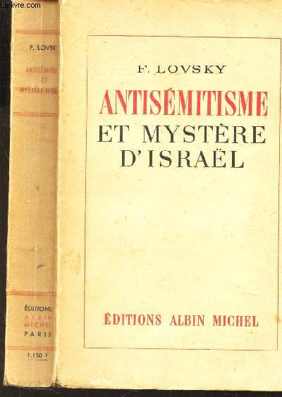 ANTISEMITISME ET MYSTERE D'ISRAEL
