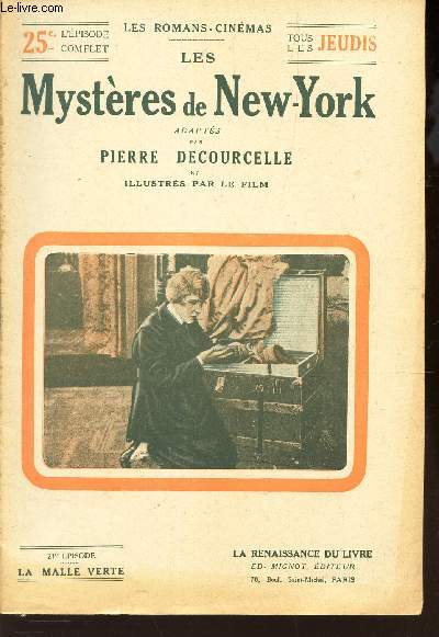 LES MYSTERES DE NEW YORK /  21 e EPISODE : LA MALLE VERTE.