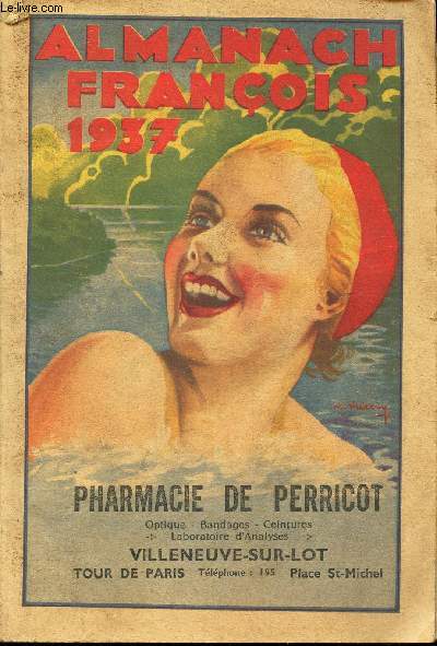 ALMANACH FRANCOIS - 1937 / LA vie agricole en hiver - Comment Csar Branchu etc..