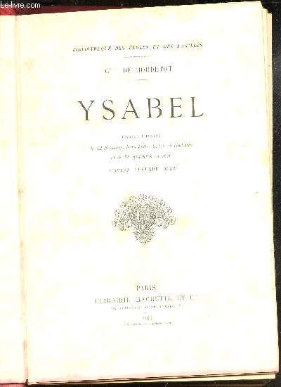 YSABEL / BIBLIOTHEQUE DES ECOLES ET DES FAMILLES.