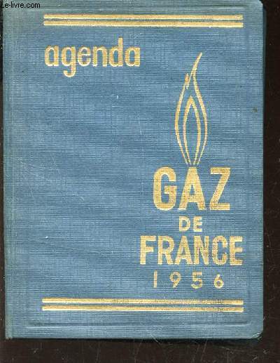 AGENDA DE GAZ DE FRANCE - 1956