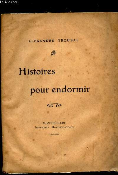 HISTOIRES POUR DORMIR