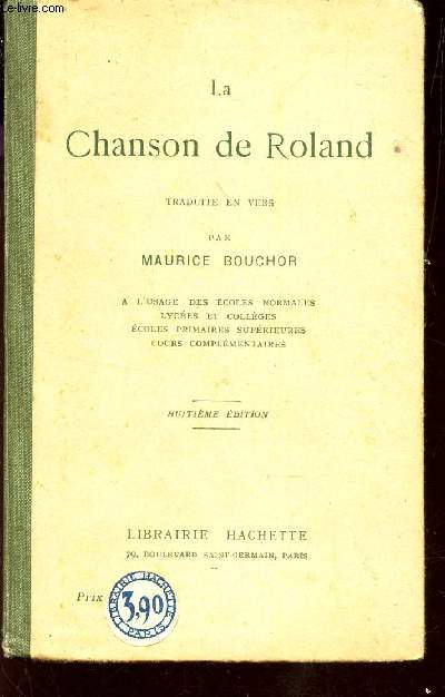LA CHANSON DE ROLAND / 8eme EDITION.