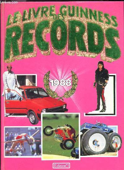 LE LIVRE GUINESS DES RECORDS 1988 / EDITION N1