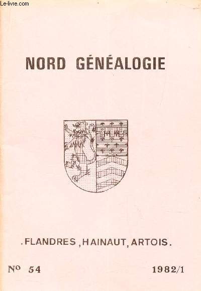 NORD GENEALOGIE - N 54 - 1982/1