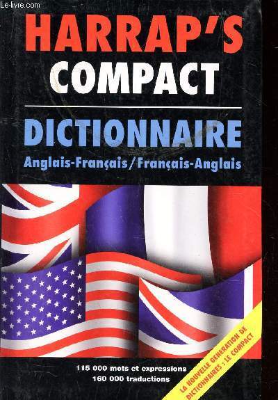 HARRAP'S COMPACT / DICTIONNAIRE ANGLAIS-FRANCAIS / FGRANCAIS-ANGLAIS