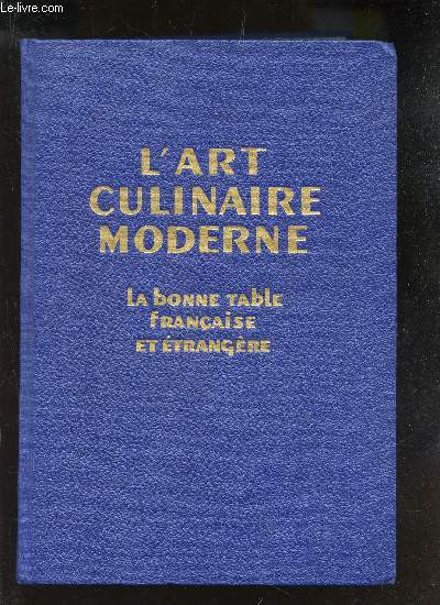 L'ART CULINAIRE MODERNE