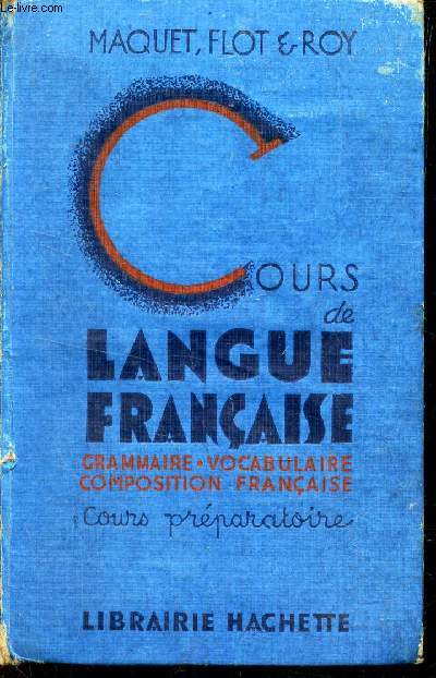 COURS DE LANGUE FRANCAISE