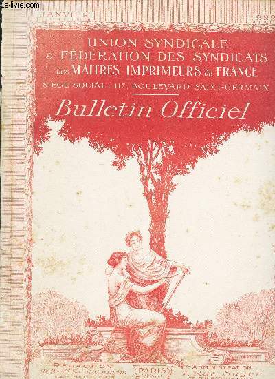 BULLETIN OFFICIEL / JANVIER 1922 /