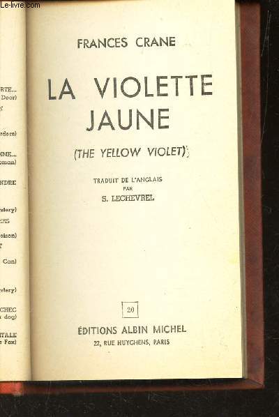 LA VIOLETTE JAUNE