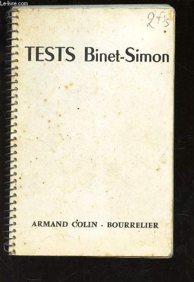 TESTS BINET-SIMON