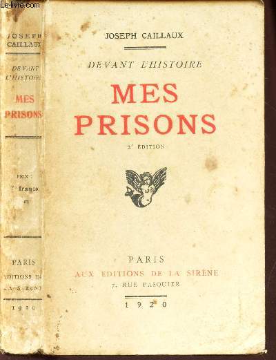 MES PRISONS - (DEVANT L HISTOIRE