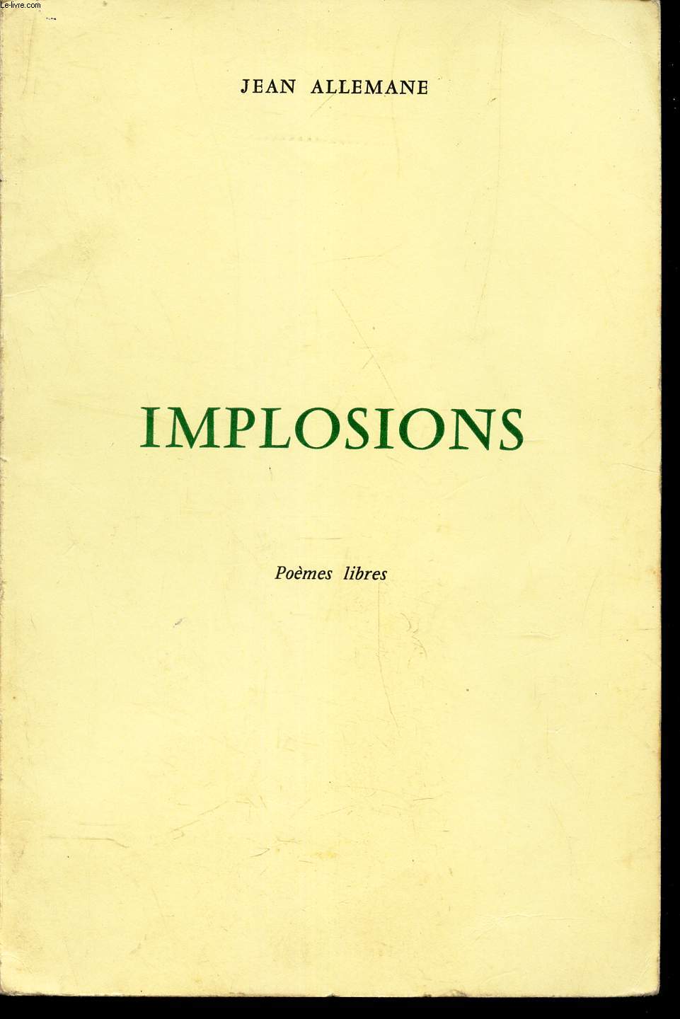 IMPLOSIONS - POMES LIBRES
