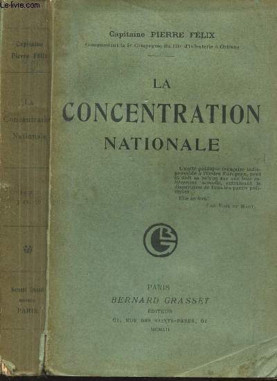 LA CONCENTRATION NATIONALE