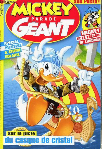 MICKEY PARADE GEANT - N335 - Special mystere & creme solaire - Mickey et le tresor de Londres - Sur la piste 