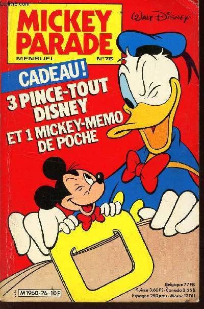 MICKEY PARADE - N76 / Sur un air de Stradivagus / Mickey et les napo-boutons / Antivols a gogo pour dingo / Mickey et le Pat a trou / Donald et la 