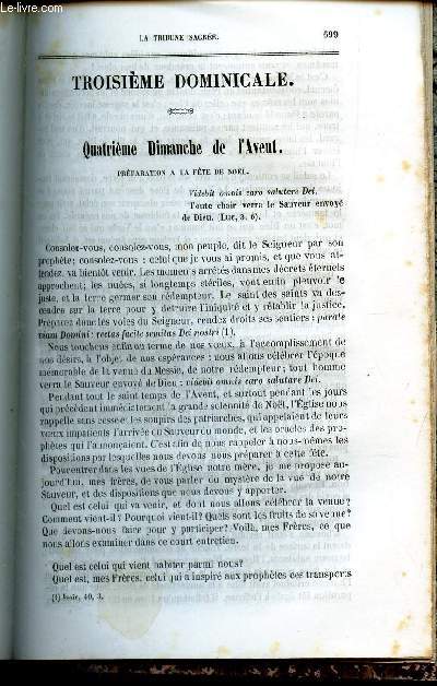 TROISIEME DOMINICALE : QUATRIEME DIMANCHE DE L'AVENT.