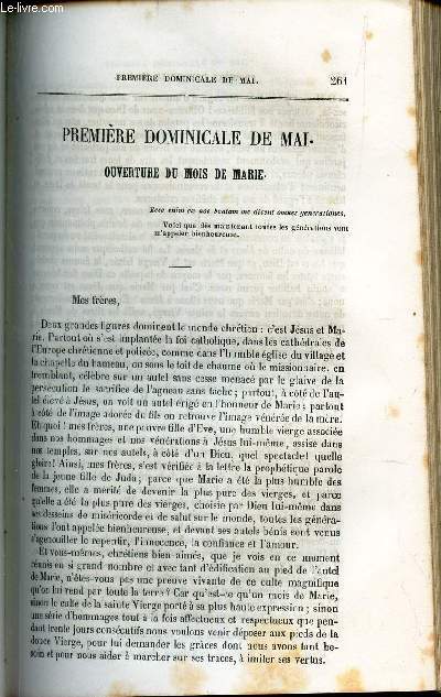 1ere dominicale de Mai - ouverture de mois de MArie / 2e dominicale : Marie, mre de DIeu.