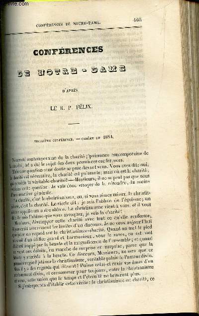 Conferences de Notre-Dame - 3e conference - Careme de 1854.