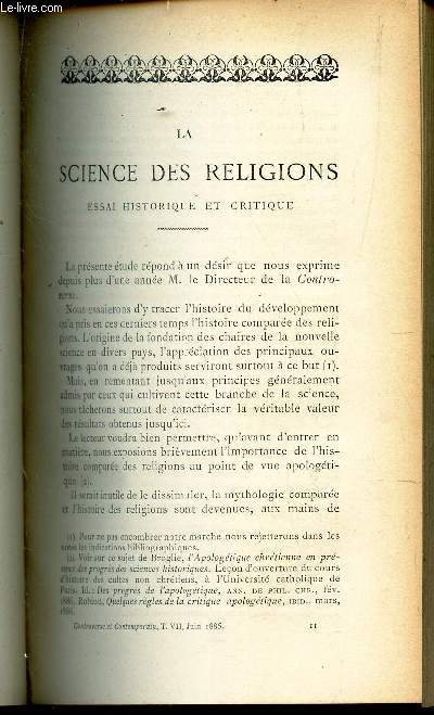 La science des religions - Essai historique et critique (a suivre) / La Barbe-Bleue breton.