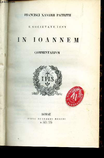 IN IOANNEM - COMMENTARIUM