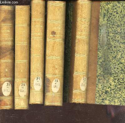 LA MANNE DE L'AME OU MEDITATIONS SUR L'ECRITURE SAINTE - EN 5 VOLUMES : DU TOME 1 AU 5.