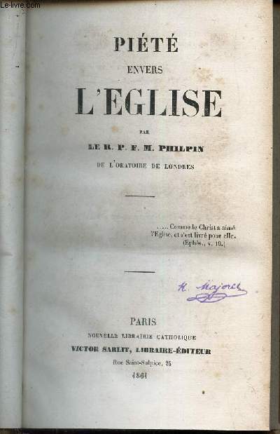 PIETE ENVERS L'EGLISE.