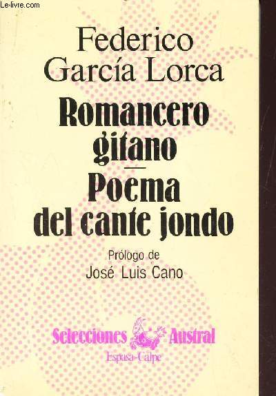ROMANCERO GITANO - POEME DEL CANTE JONDO.