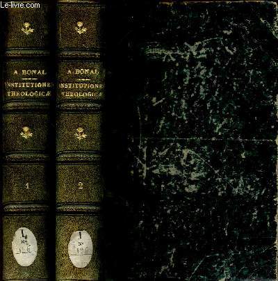 INSTITUTIONES THEOLOGICAE - en 2 VOLUMES : TOMES 1 et 2 / AD USUM SEMINARIORUM / EDITIO DECIMA TERTIA.