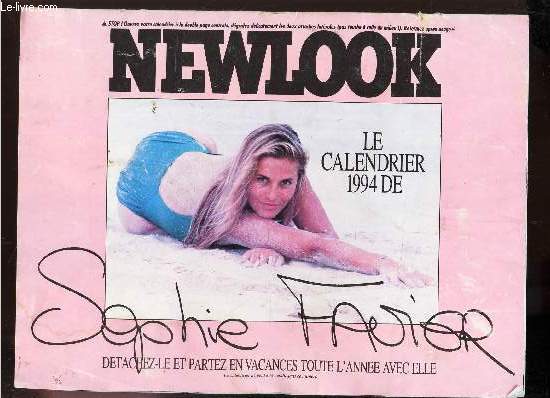 CALENDRIER NEWLOOK DE 1994 DE SOPHIE FAVIER.