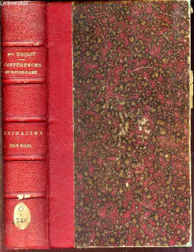 CONFERENCES DE NOTRE-DAME - RETRAITES 1891-1896.