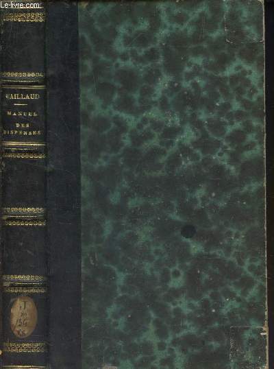MANUEL DES DISPENSES -
