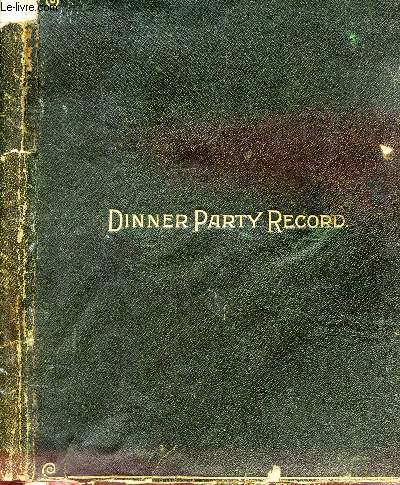 DINNER PARTY RECORD