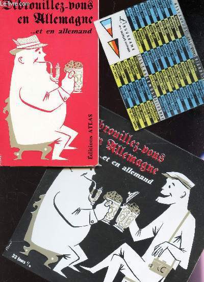 DEBROUILLEZ VOUS EN ALLEMAGNE ... ET EN ALLEMAND + 1 disque 33 tours 1/3 (longue dure) + 1 lexique optique des guides bleus 